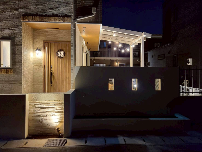 目隠しフェンスの施工例